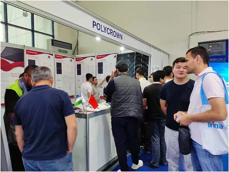 Polycrown solar makes a Wonderful Appearance at the Uzbekistan Energy Exhibition